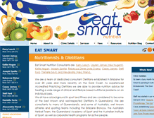 Tablet Screenshot of eatsmartnutrition.com